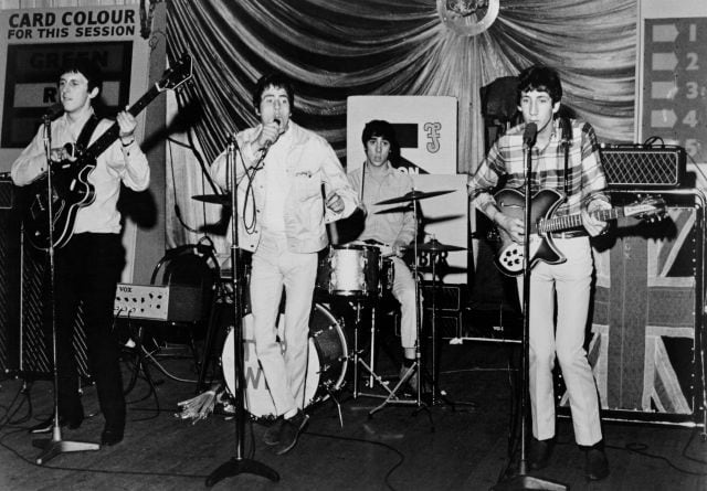 Un concierto de The Who en 1964.