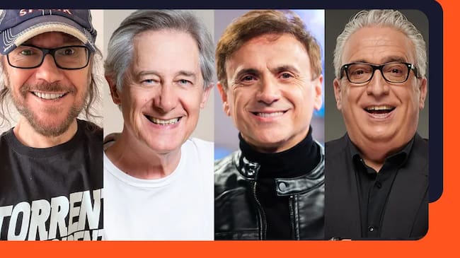 Josema Yuste, Santiago Segura, José Mota y Leo Harlem en 'El Hormiguero'.