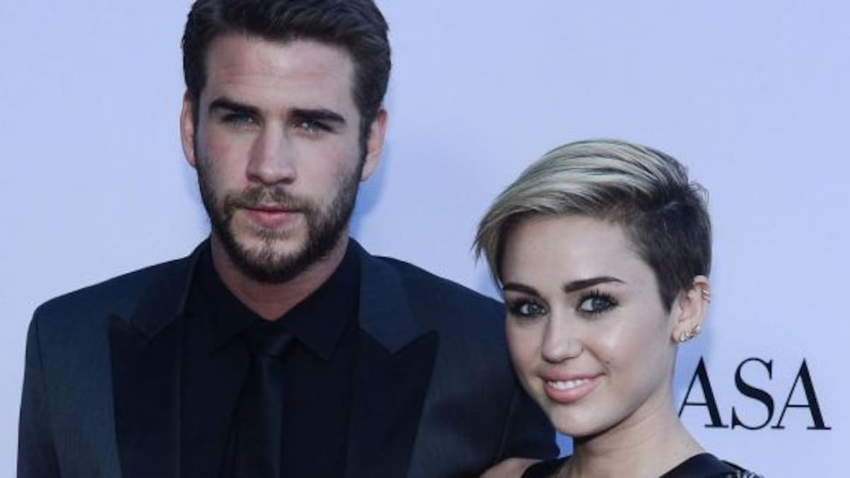 ¡Miley Cyrus y su prometido Liam Hemsworth juntos!