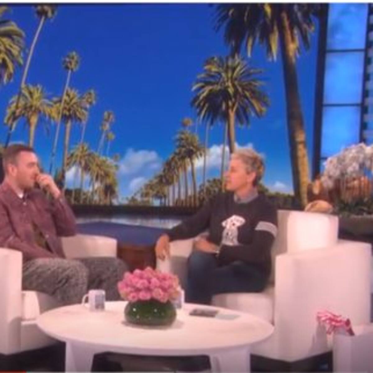 Ellen DeGeneres asustó a Sam Smith dos veces en menos de un minuto