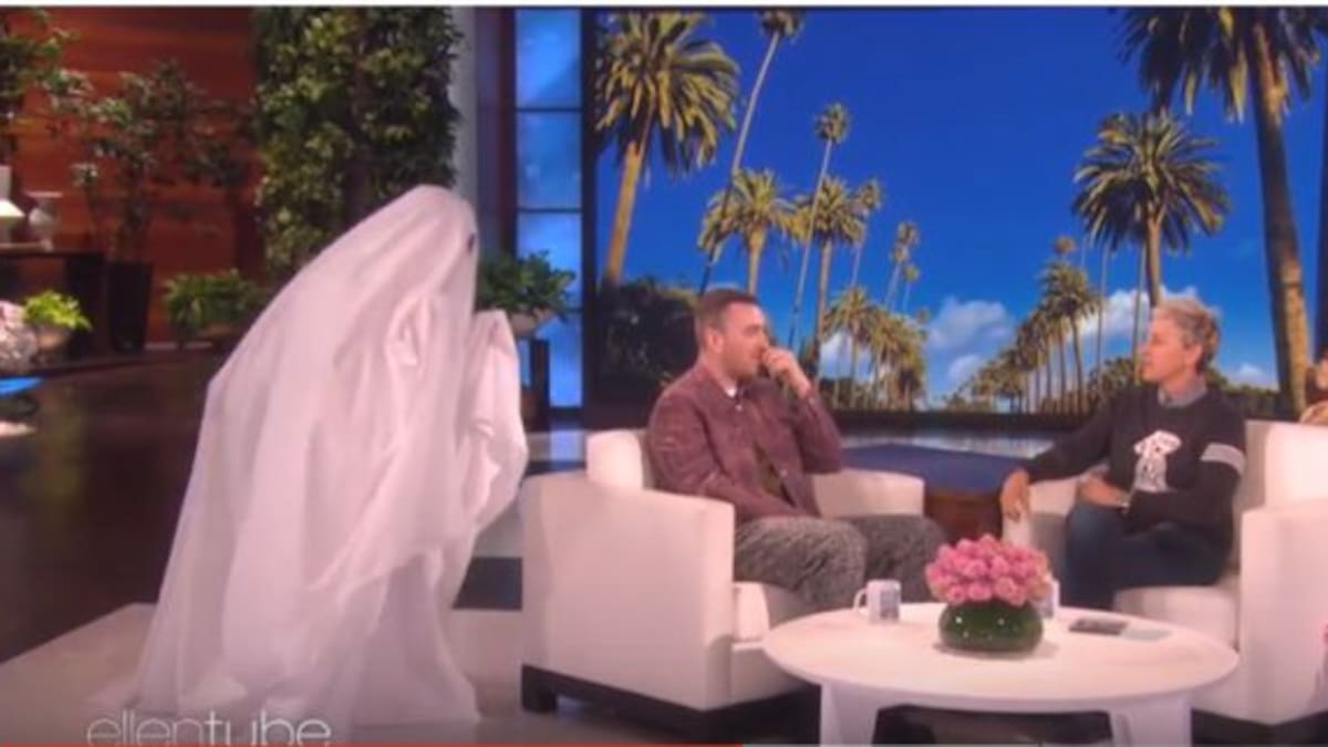 Ellen DeGeneres asustó a Sam Smith dos veces en menos de un minuto