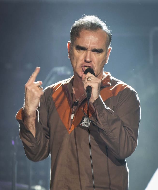 Morrissey en concierto en Estambul en 2014
