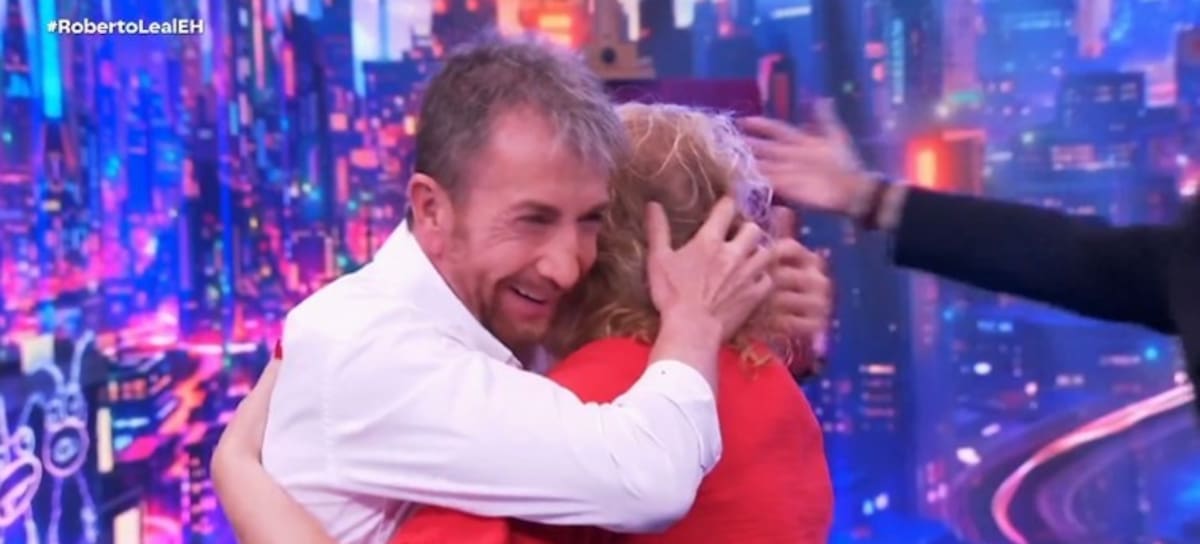 Pablo Motos con la Mari en 'El Hormiguero'