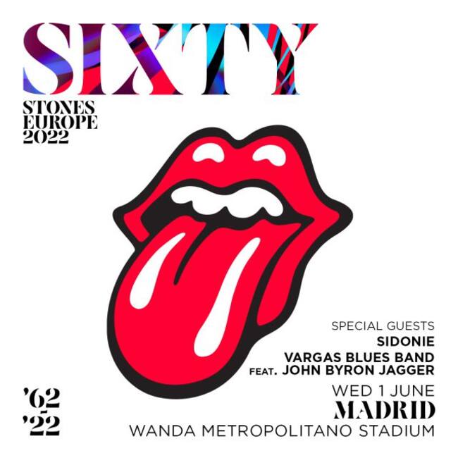 Cartel del concierto de Rolling Stones en Madrid el 1 de junio. ©copyright los40.com