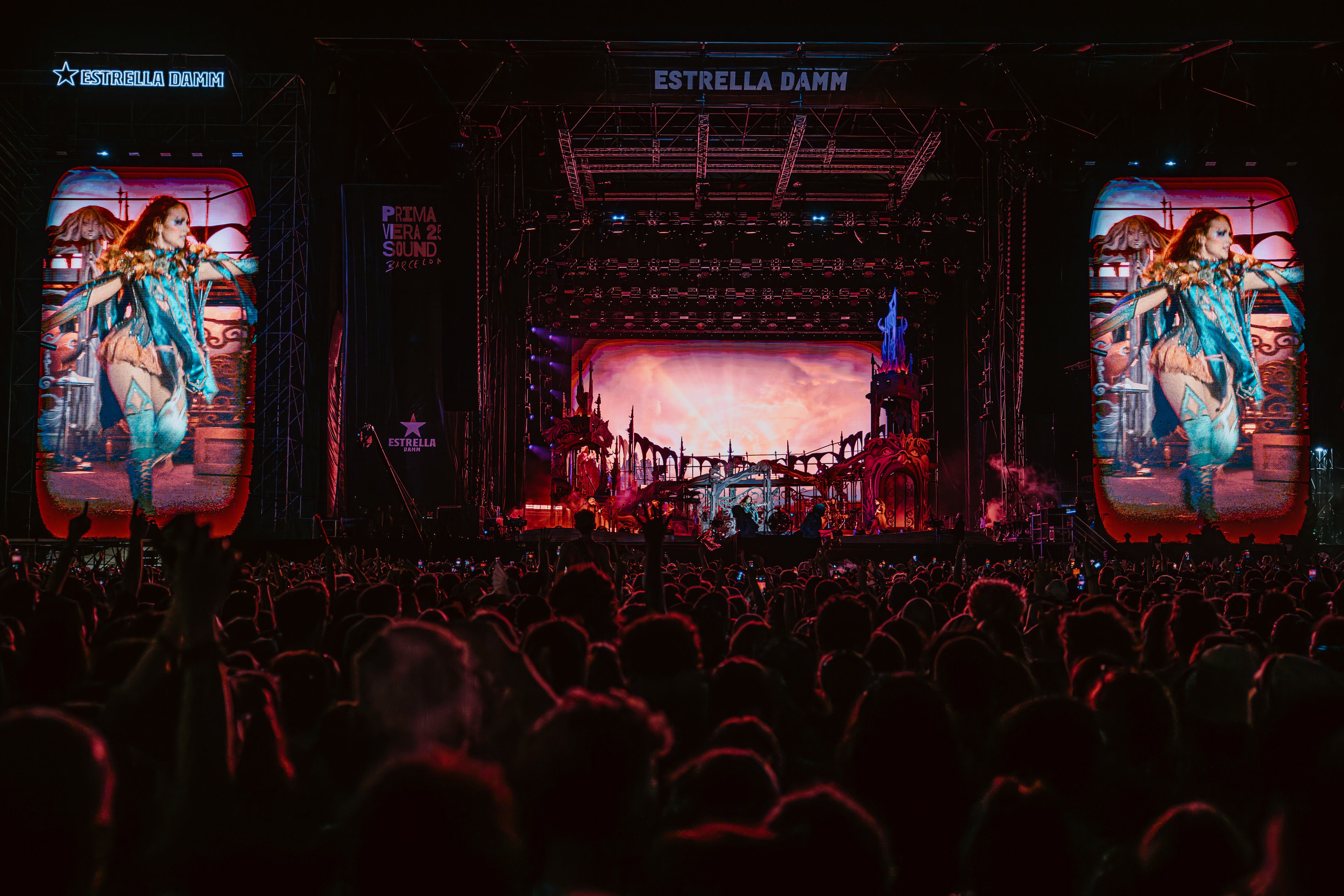 Chappell Roan durante su concierto en el Primavera Sound 2025.