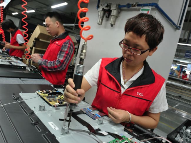 Fabricación de televisión en TCL