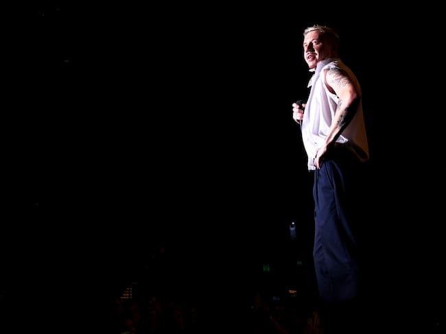 El rapero Macklemore durante un concierto en Sydney en mayo de 2024
