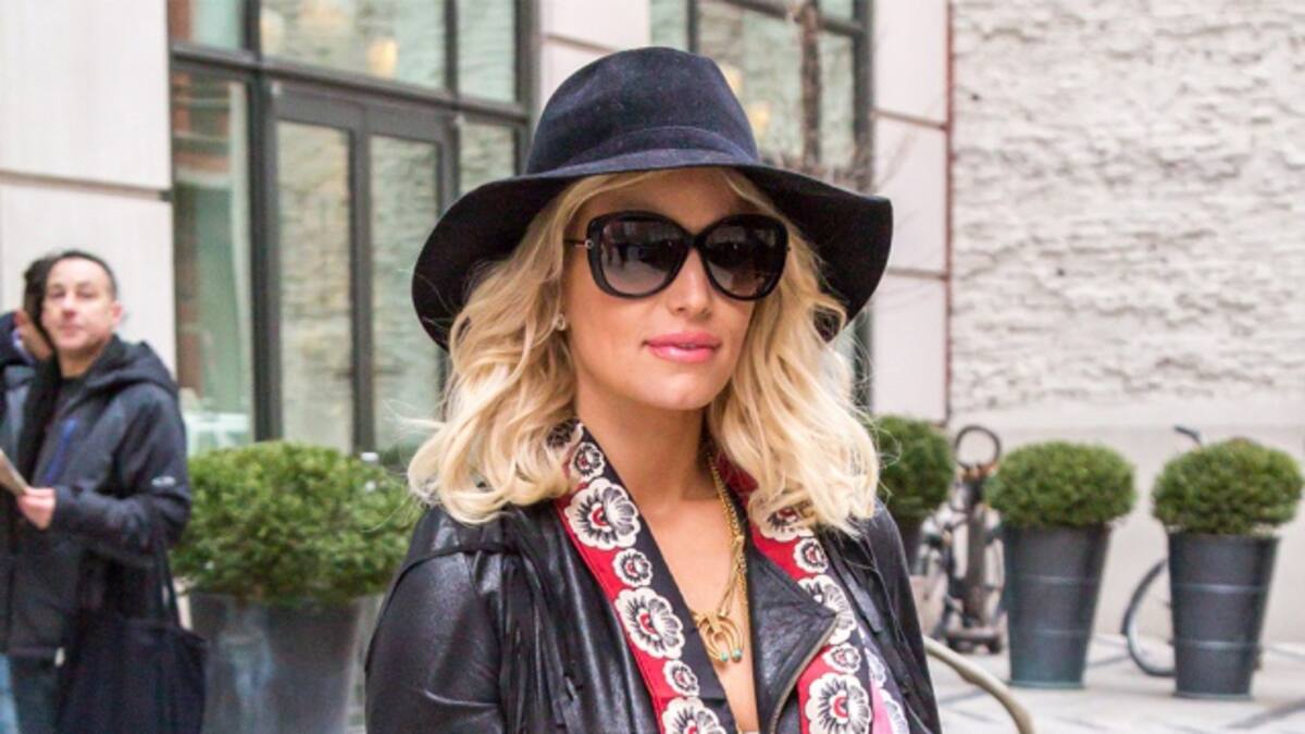 Jessica Simpson se despide del invierno con sombrero