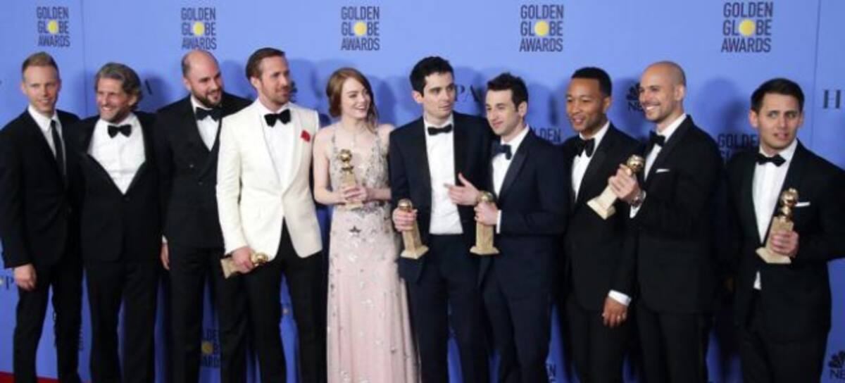 La la land se llevó todos los premios de la noche.