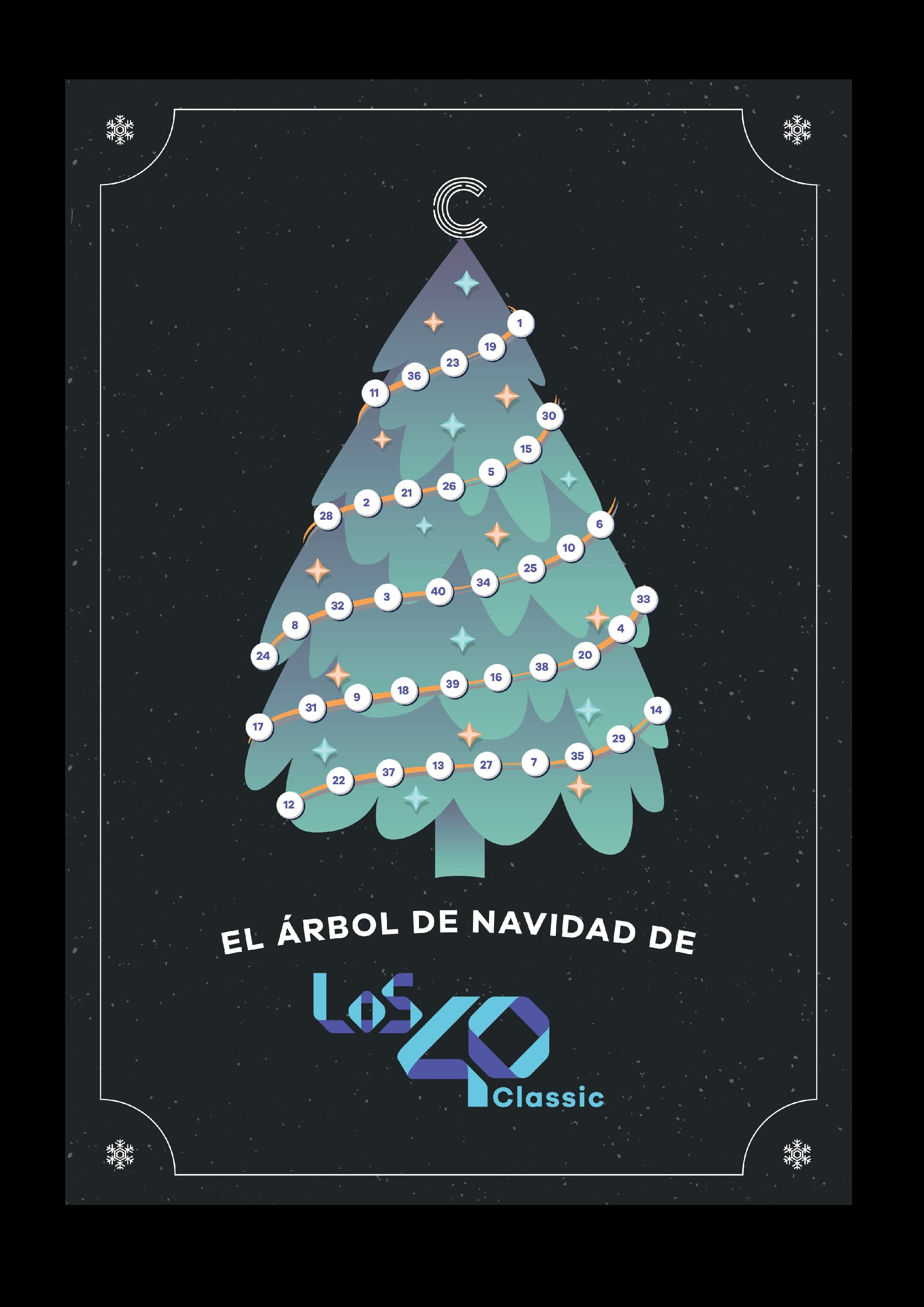 El árbol de Navidad de LOS40 Classic