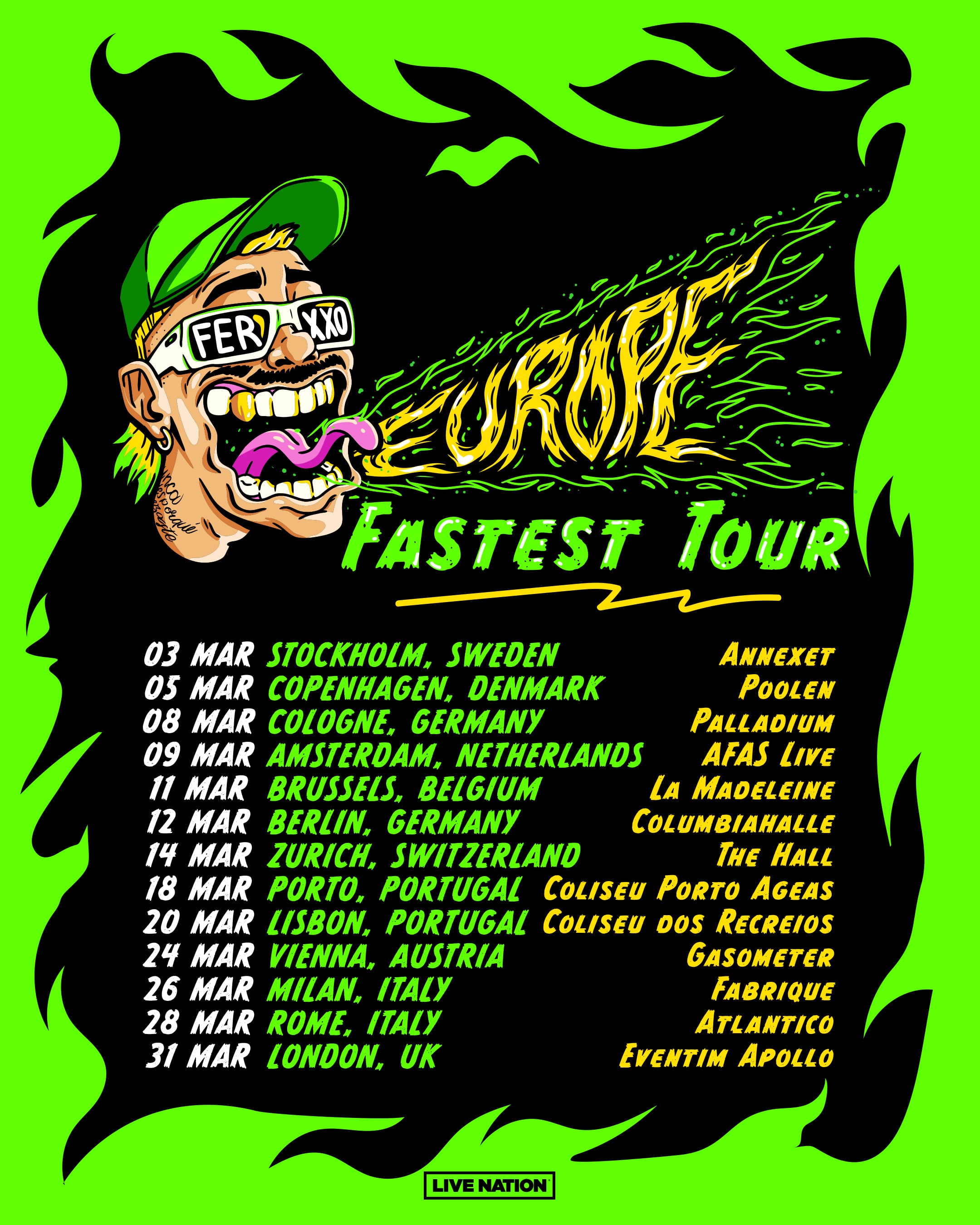 Gira Europea de Feid