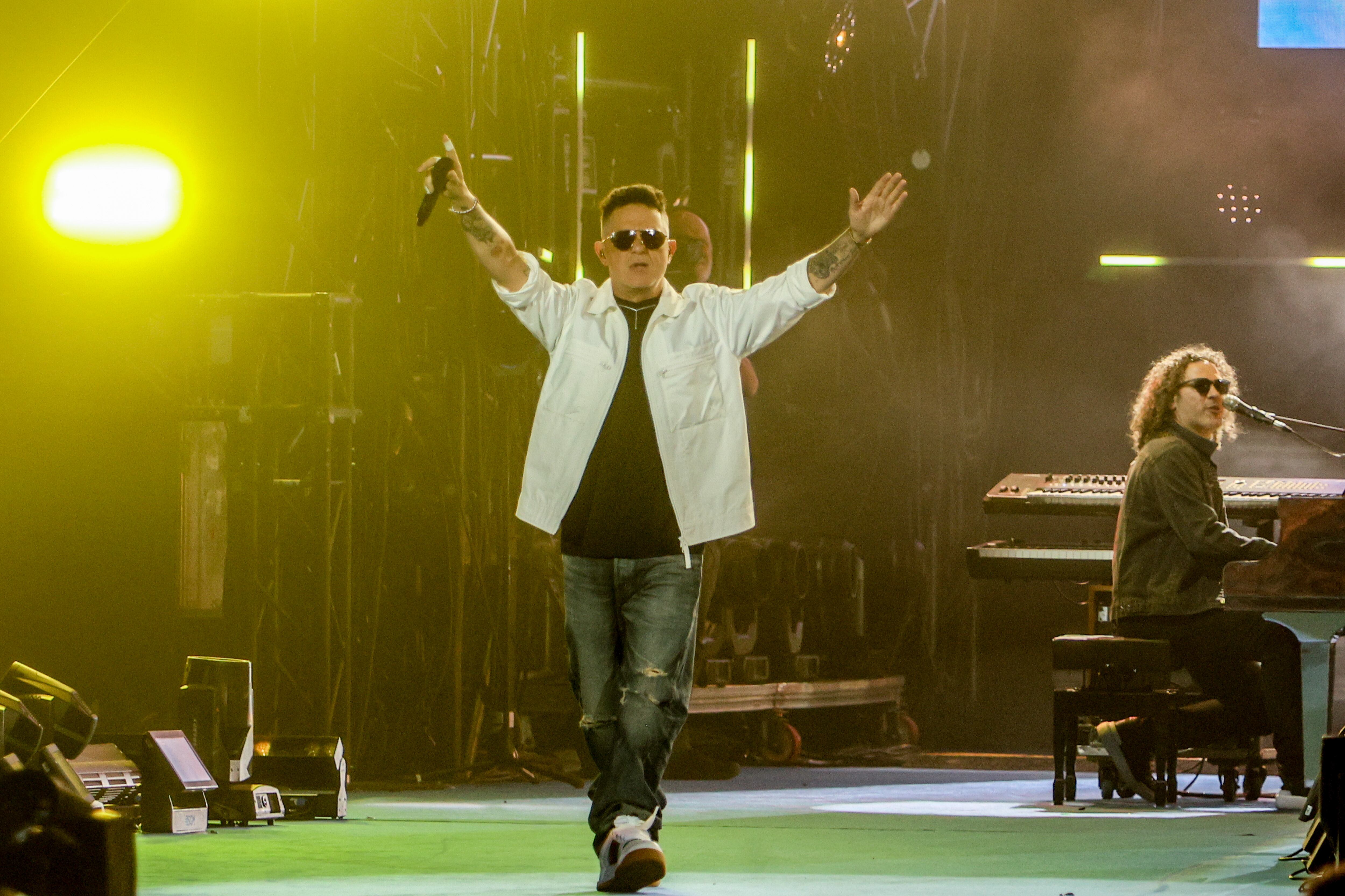 La actuación de Alejandro Sanz ha sido especialmente emotiva. (Photo By Ricardo Rubio/Europa Press via Getty Images)