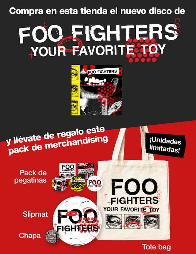 Foo Fighters apoya las tiendas de discos independientes.
