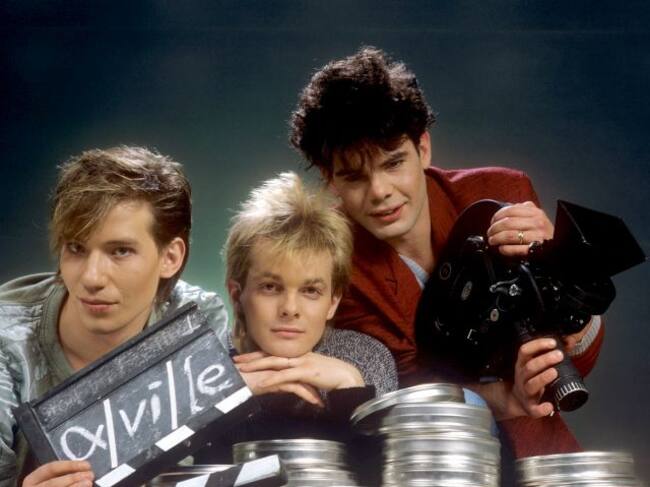 Alphaville: Bernhard Lloyd, Frank Mertens y Marian Gold, en 1984.