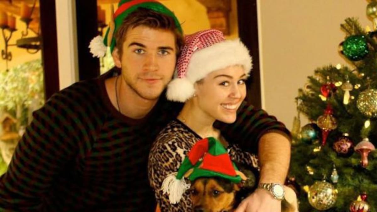 Miley Cyrus y Liam Hemsworth adelantan la Navidad