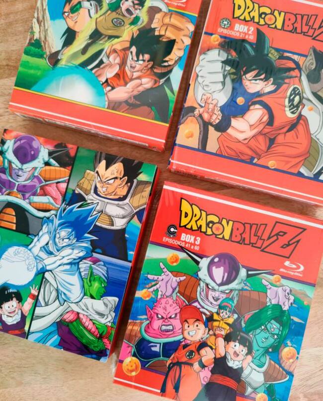 Dragon Ball Z en Blu-Ray.