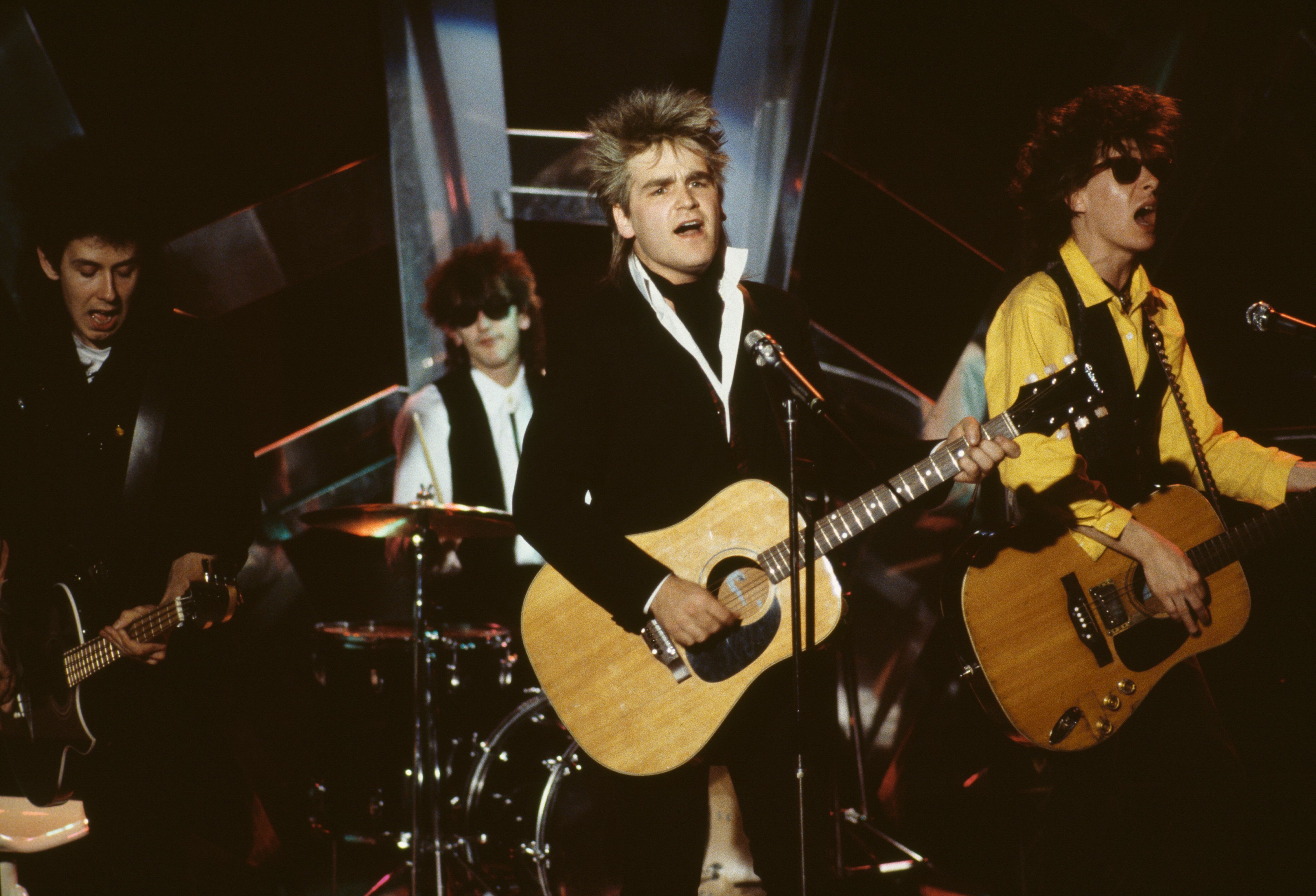 Mike Peters de The Alarm en 1984.