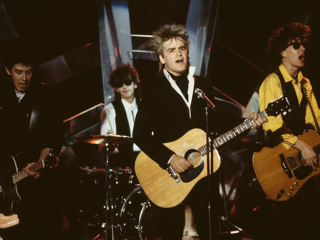 Mike Peters de The Alarm en 1984.