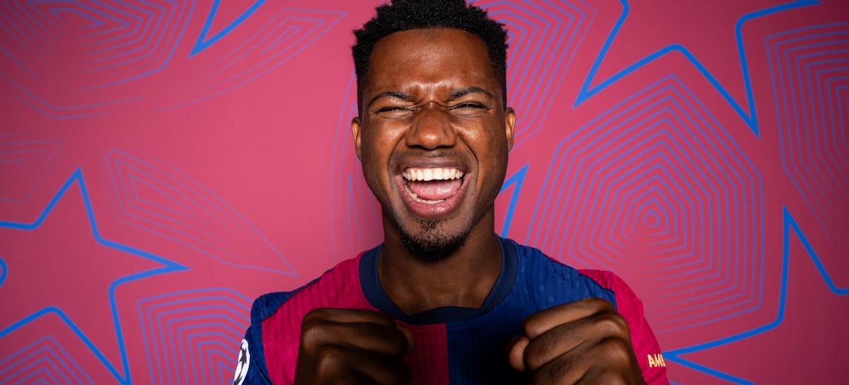 Ansu Fati, con la camiseta del Barcelona en 2024