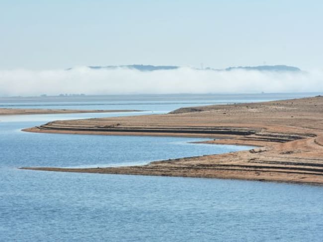 Zonas habilitadas del pantano de Arija para el baño.