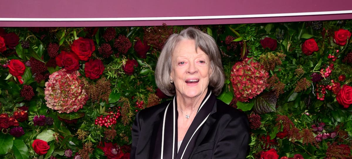 La actriz Maggie Smith en un acto promocional en 2019.