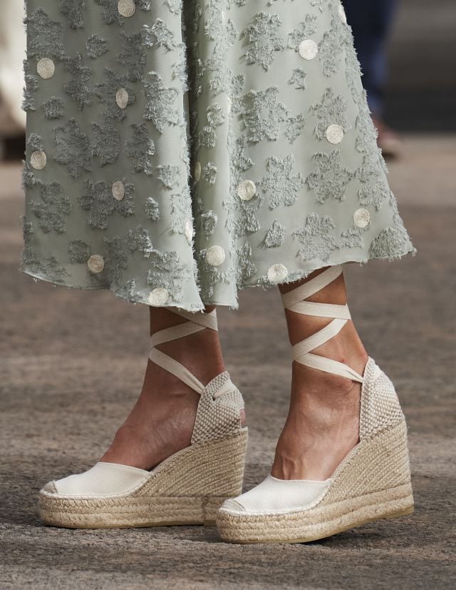 Las alpargatas de Macarena Shoes de Doña Letizia.