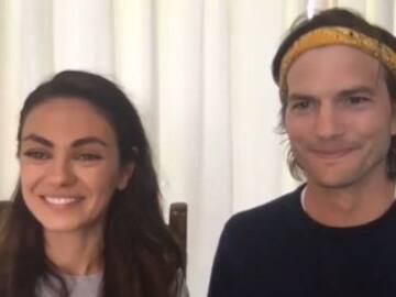 El presidente de Ucrania llama a Mila Kunis y Ashton Kutcher para agradecerles lo que están haciendo