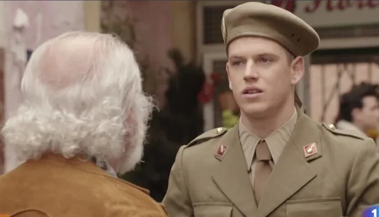 Miguel Bernardeau interpretó a un soldado en Cuéntame