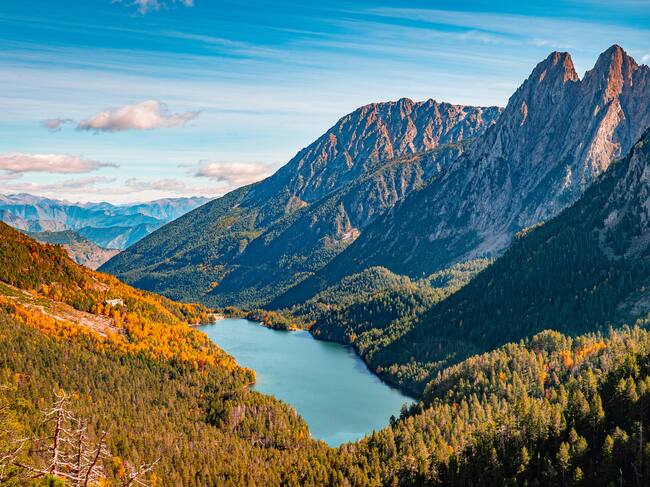 El lago de Sant Maurici, en el parque nacional de Aigüestortes.