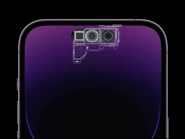 iPhone perderá el agujero para la cámara de la pantalla