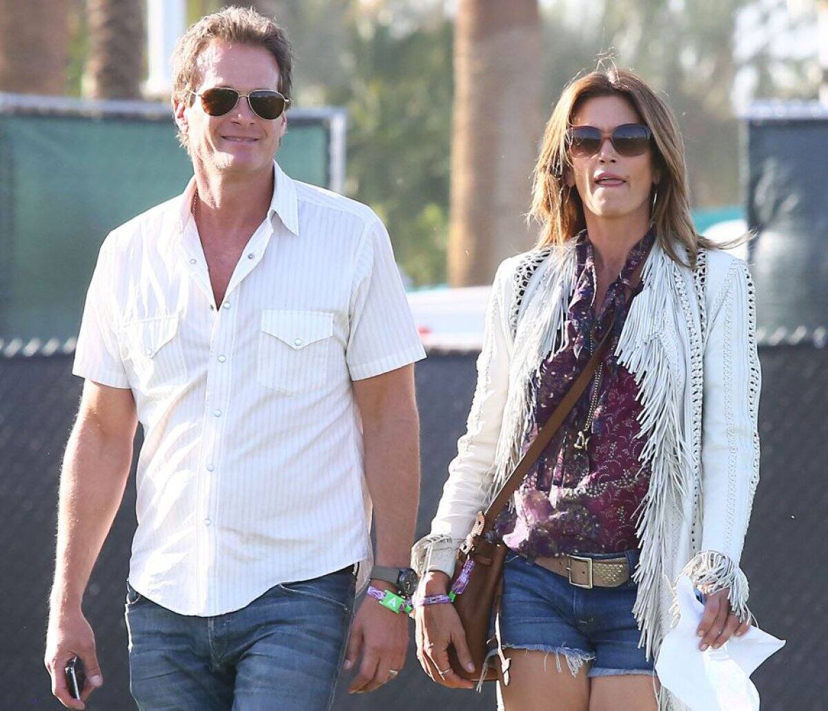 Cindy Crawford y su esposo