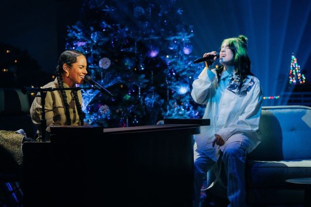 Alicia Keys y Billie Eilish.