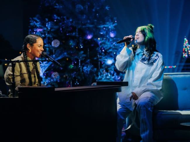 Alicia Keys y Billie Eilish.