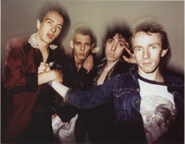 The Clash antes de un concierto en Londres