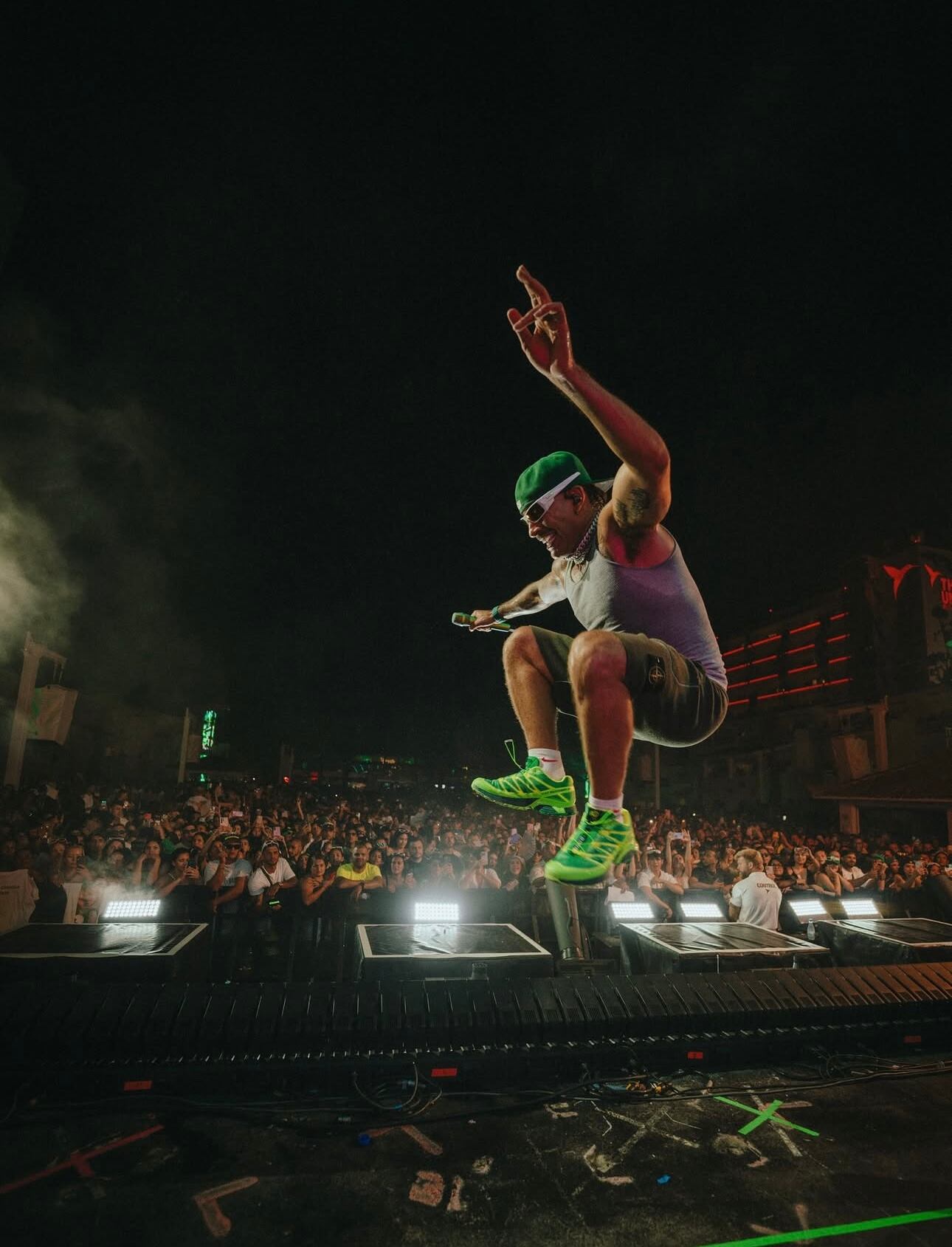 Los asistentes disfrutaron de un show a la altura de uno de los nombres más reconocidos de la escena de la música urbana.