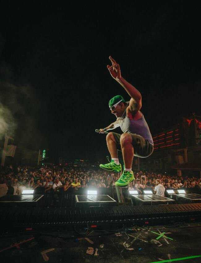 Los asistentes disfrutaron de un show a la altura de uno de los nombres más reconocidos de la escena de la música urbana.