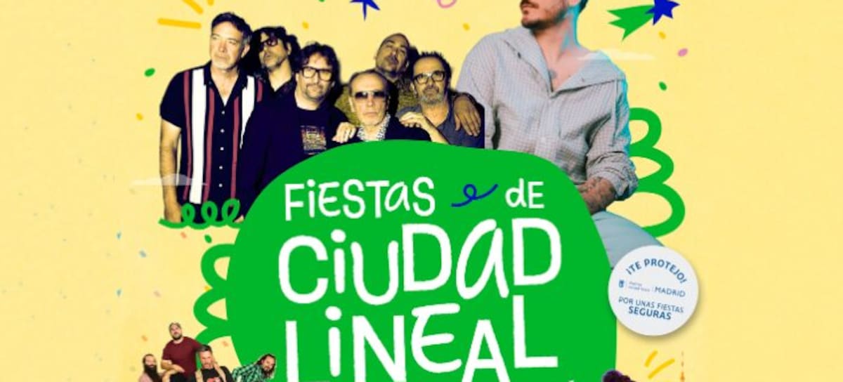 Cartel oficial de las Fiestas de Ciudad Lineal 2026
