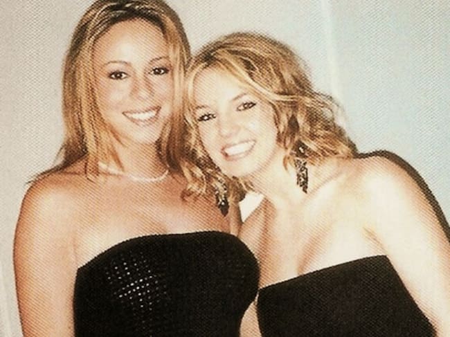 Britney y Mariah en 1999