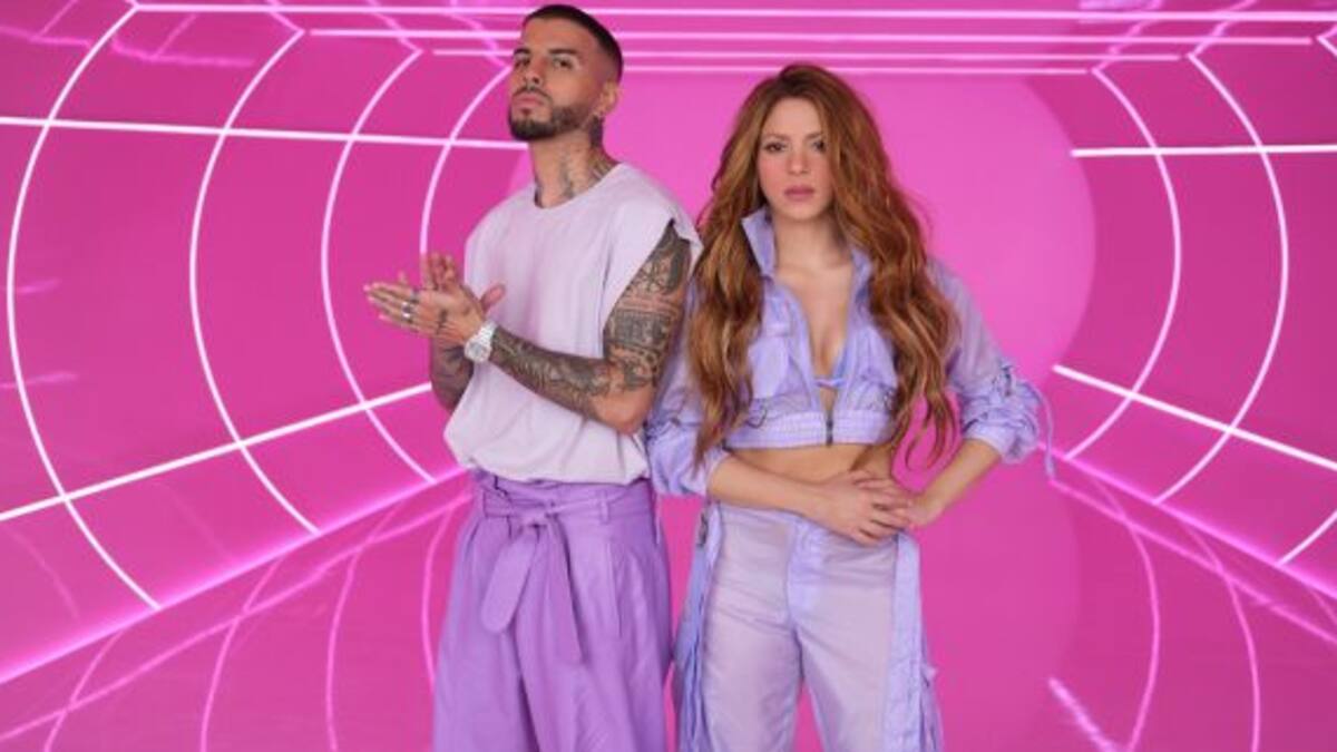 Shakirase une a
Rauw Alejandro
para lanzar su nuevo single y video
'Te Felicito'