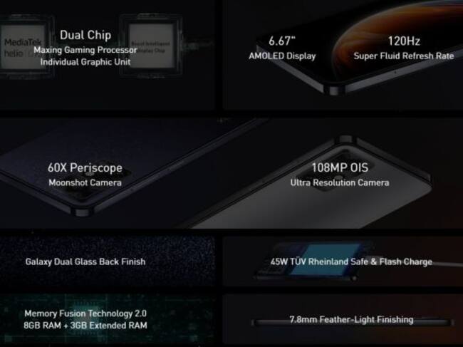 Poco falta en los nuevos Infinix.