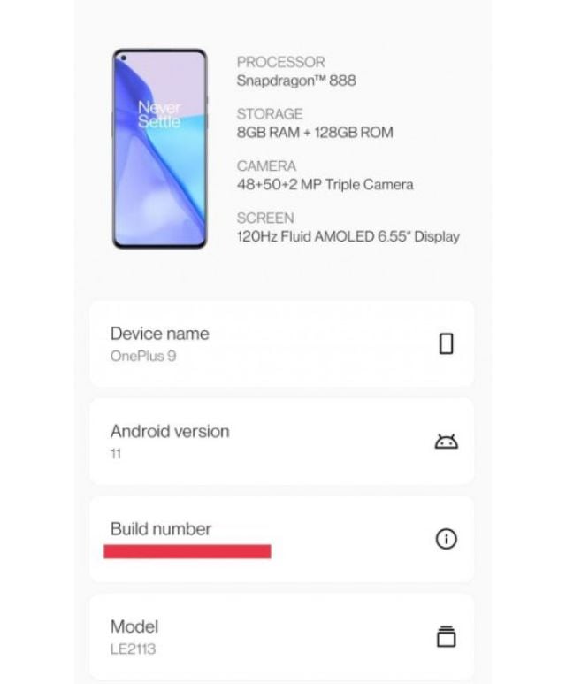 Oneplus 9E