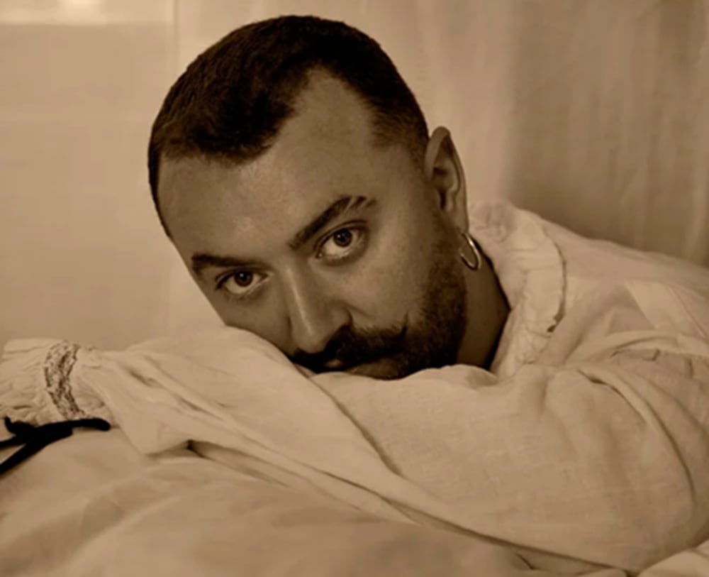 Sam Smith, en la sesión promocional de Hazel Eyes