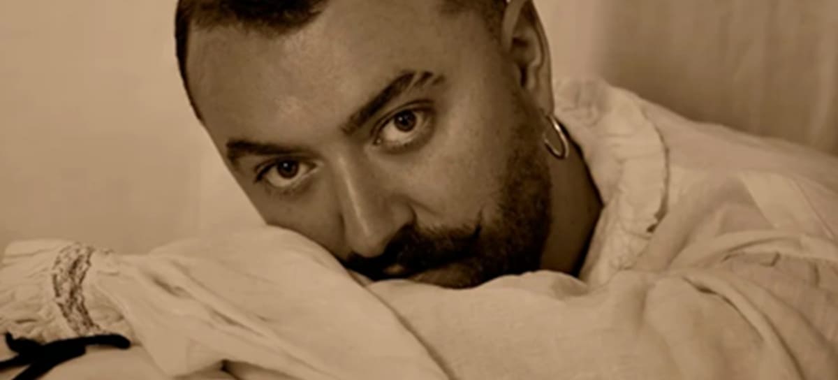 Sam Smith, en la sesión promocional de Hazel Eyes