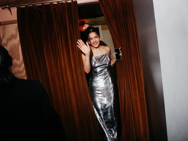 Rosalía en la fiesta de lanzamiento de una marca de perfumes, septiembre de 2026.