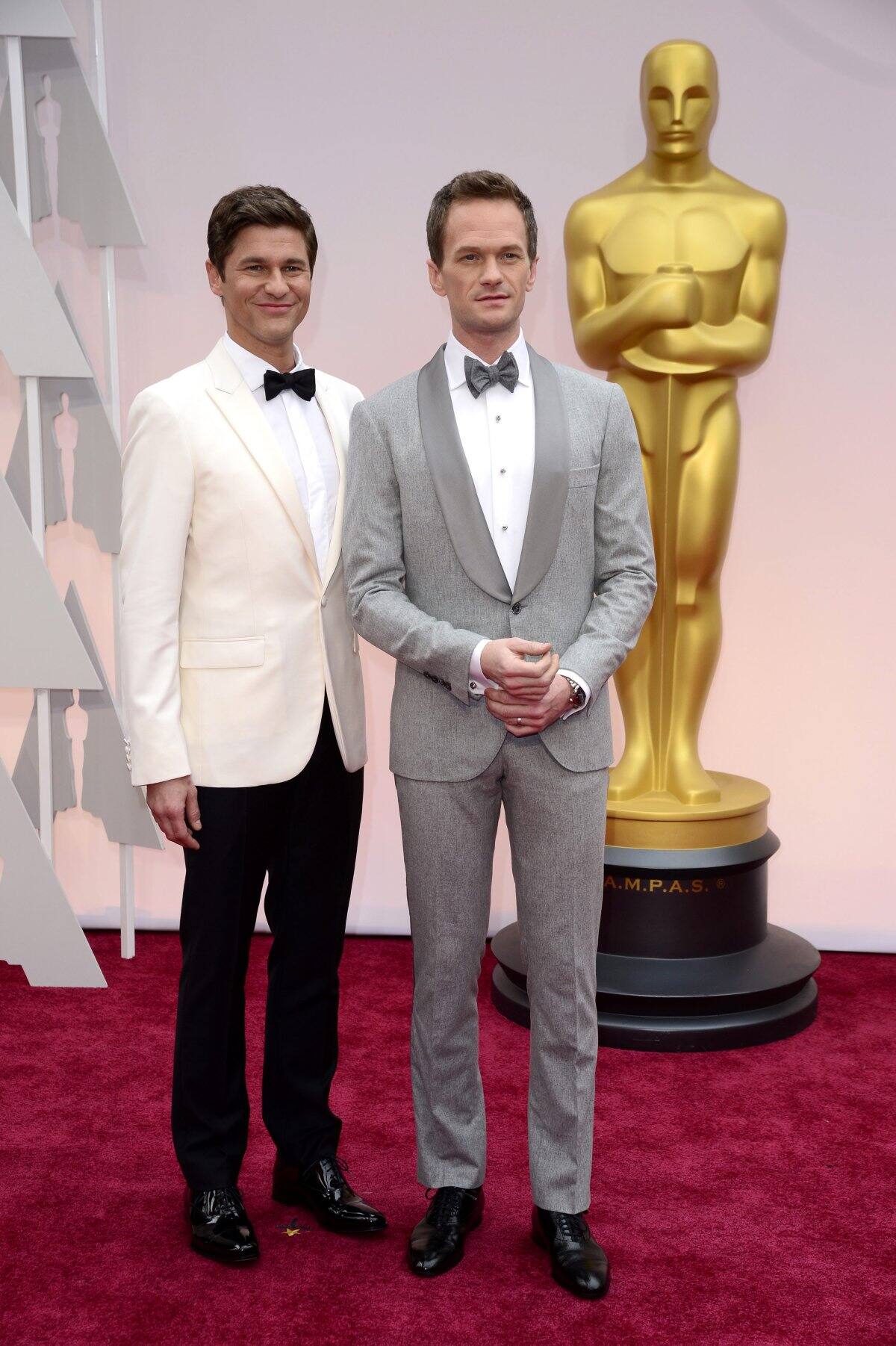 llegan a la 87™ ceremonia anual de premios de la Academia en el teatro Dolby en Hollywood, California, EE.UU., el 22 de febrero de 2015. . EFE / MIKE NELSON
