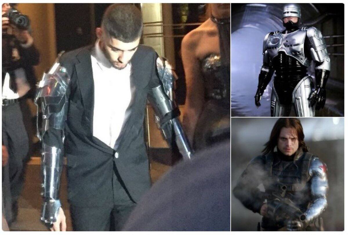 ¿Zayn Malik homenajeó a Robocop o al Soldado del Invierno?