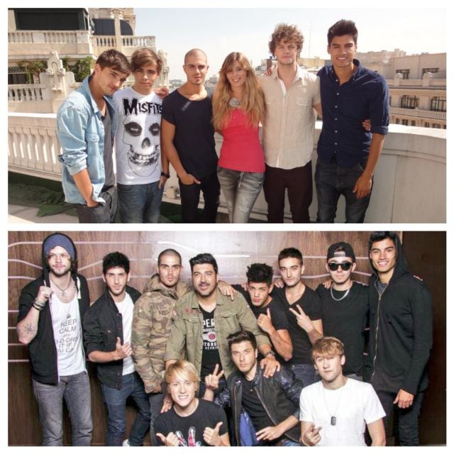 Tom Parker y The Wanted en sus visitas a LOS40.