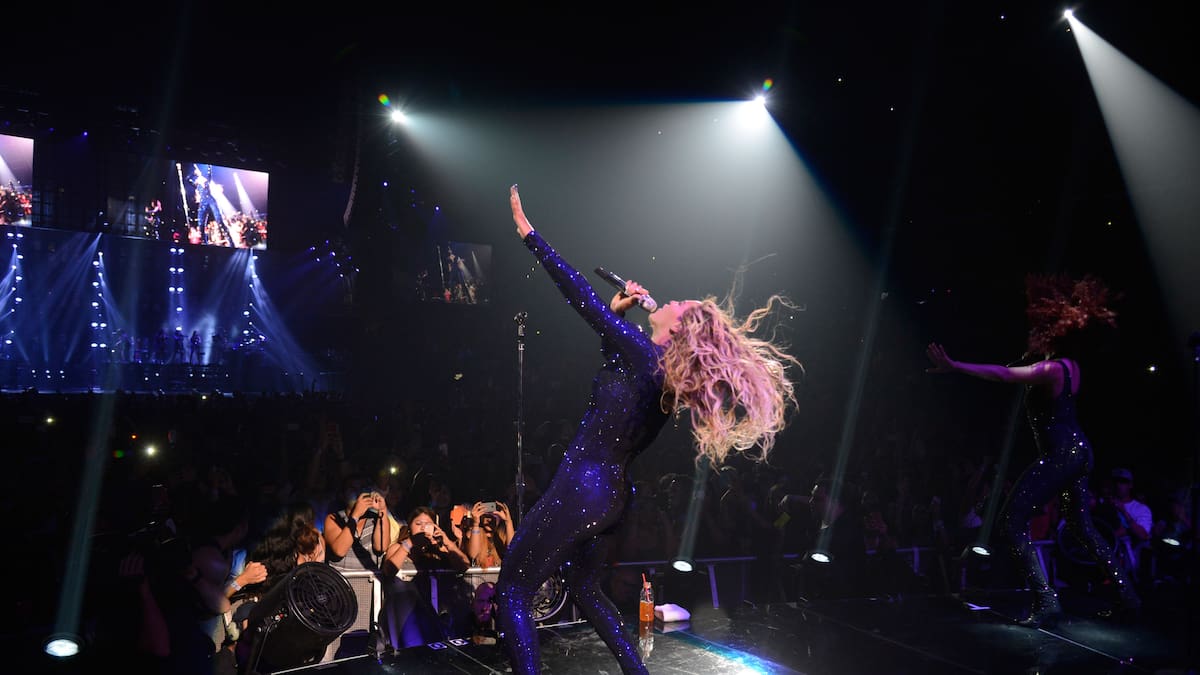 Los diez angustiosos segundos de Beyoncé ‘apresada’ por un potente ...