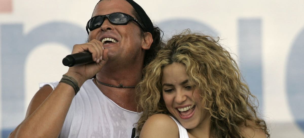 Carlos Vives y Shakira, intérpretes de "La bicicleta".