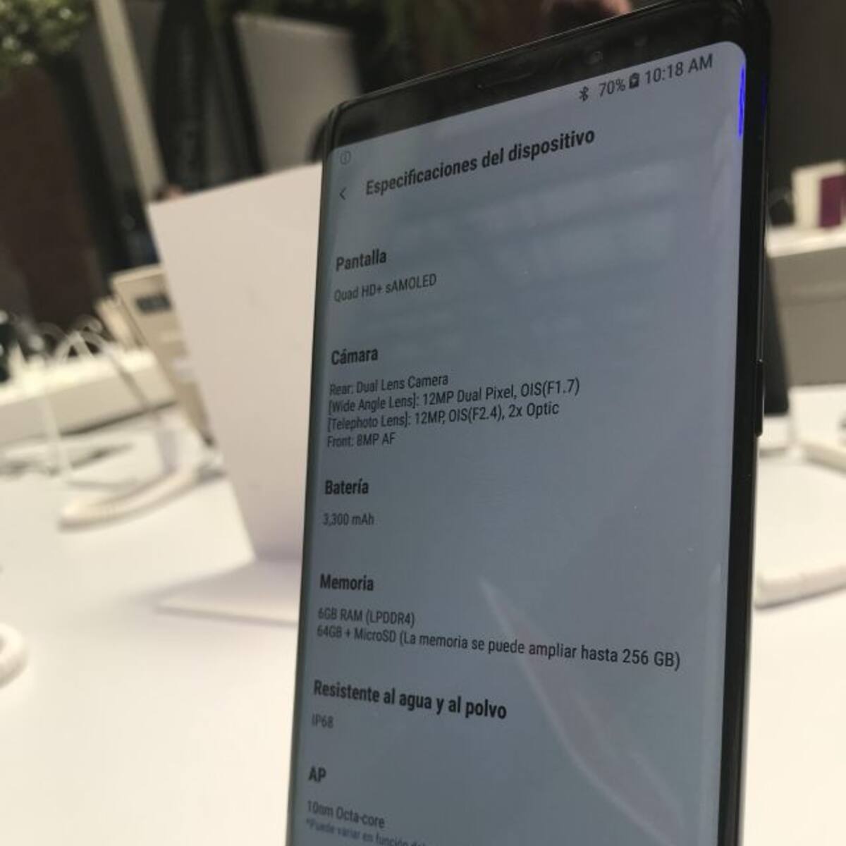El tamaño sí importa para el Galaxy Note 8
